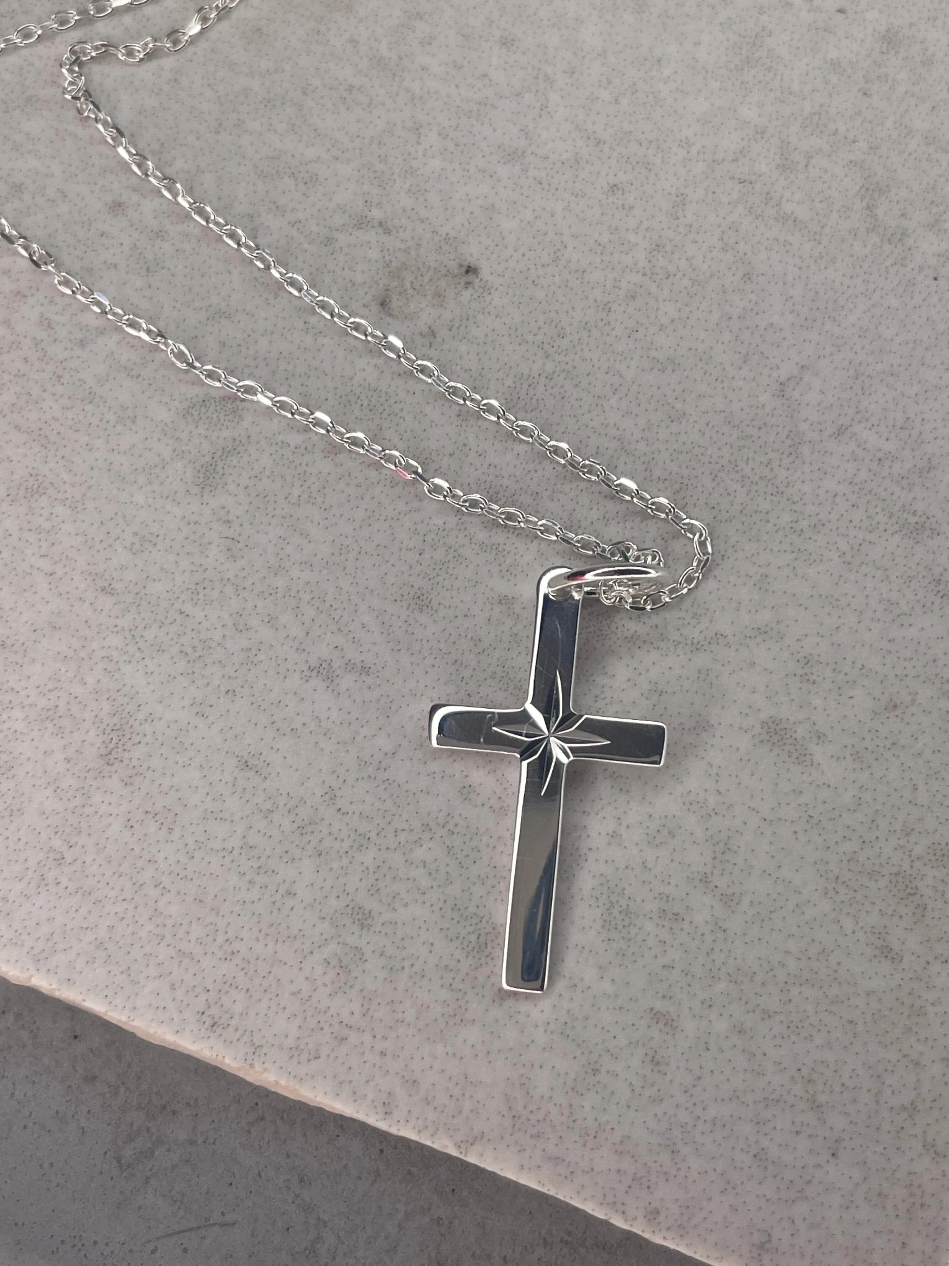 Shining Star Cross Necklace