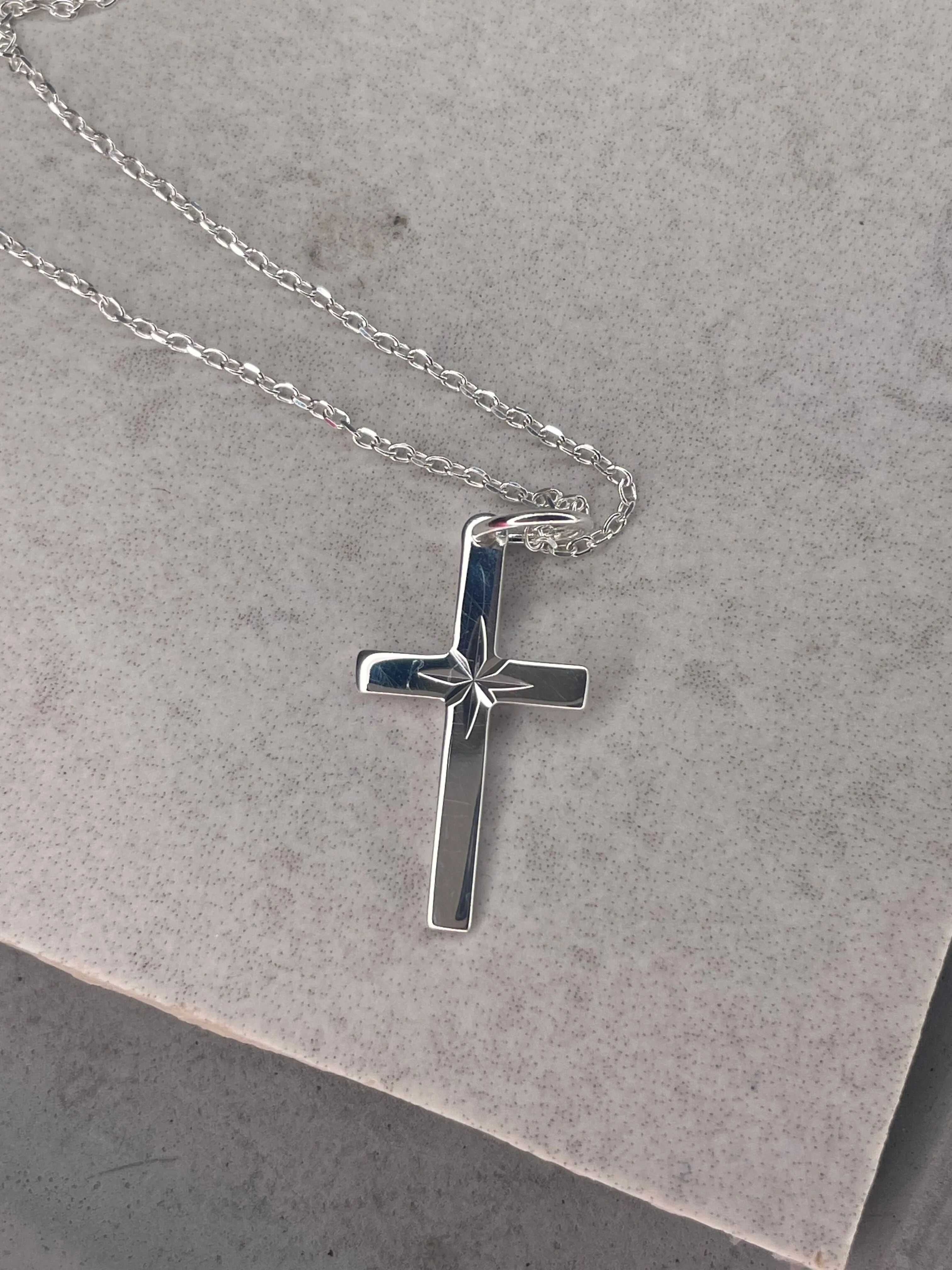 Shining Star Cross Necklace