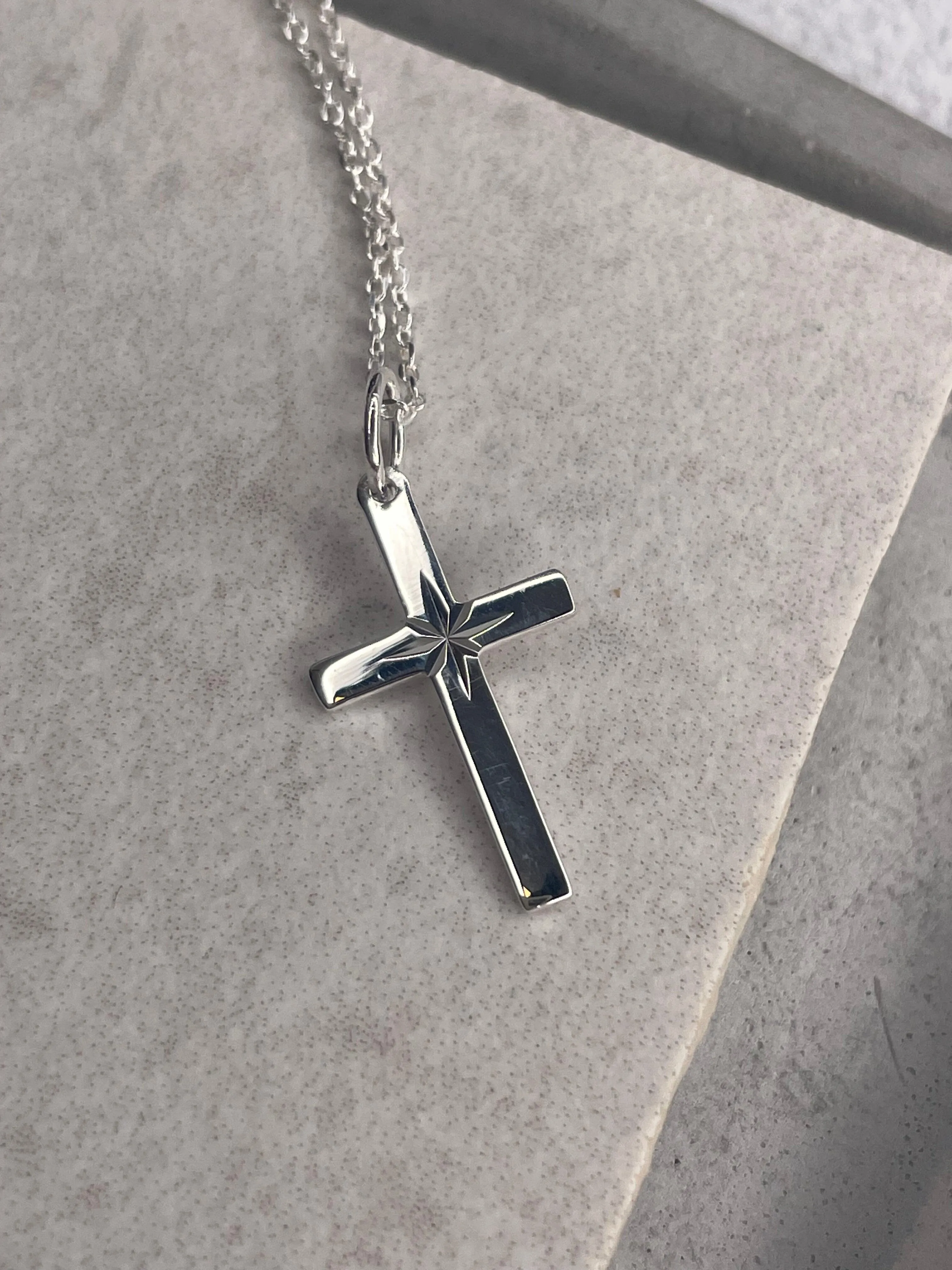 Shining Star Cross Necklace