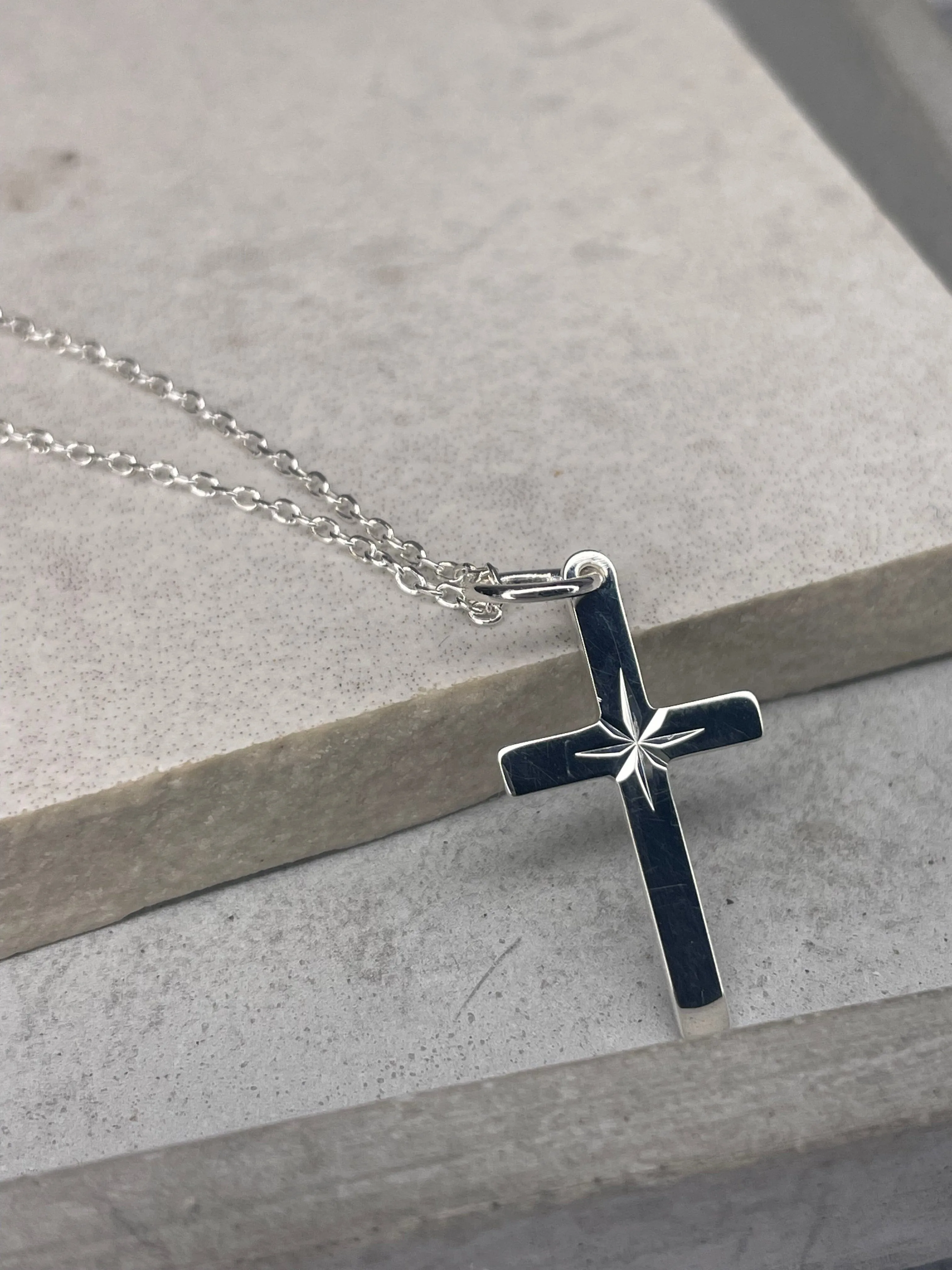 Shining Star Cross Necklace