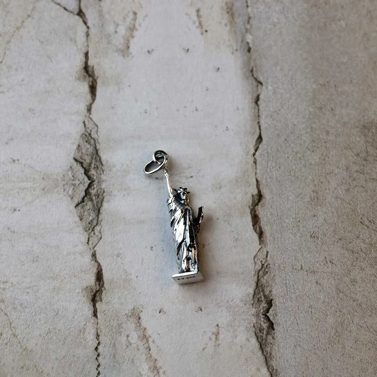 Silver Statue of Liberty Charm