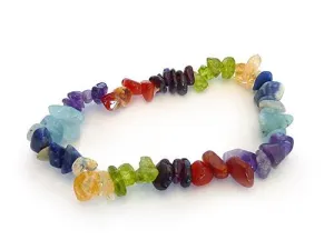 Single Strand Chip Bracelet - Chakra