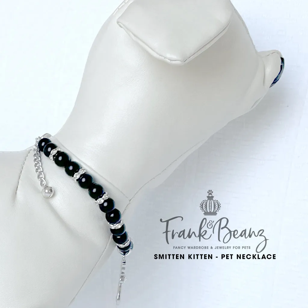 Smitten Kitten Pearl Cat Bell Cat Necklace