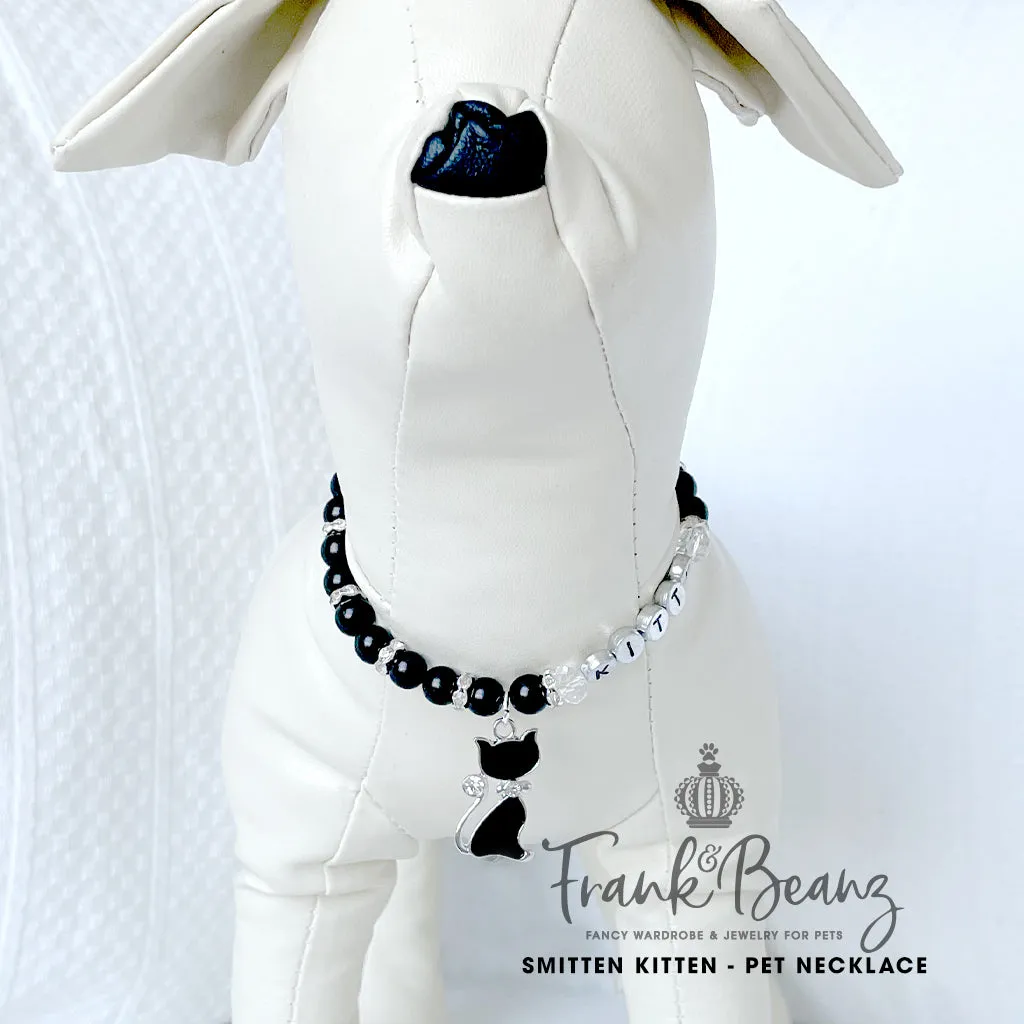 Smitten Kitten Pearl Cat Bell Cat Necklace