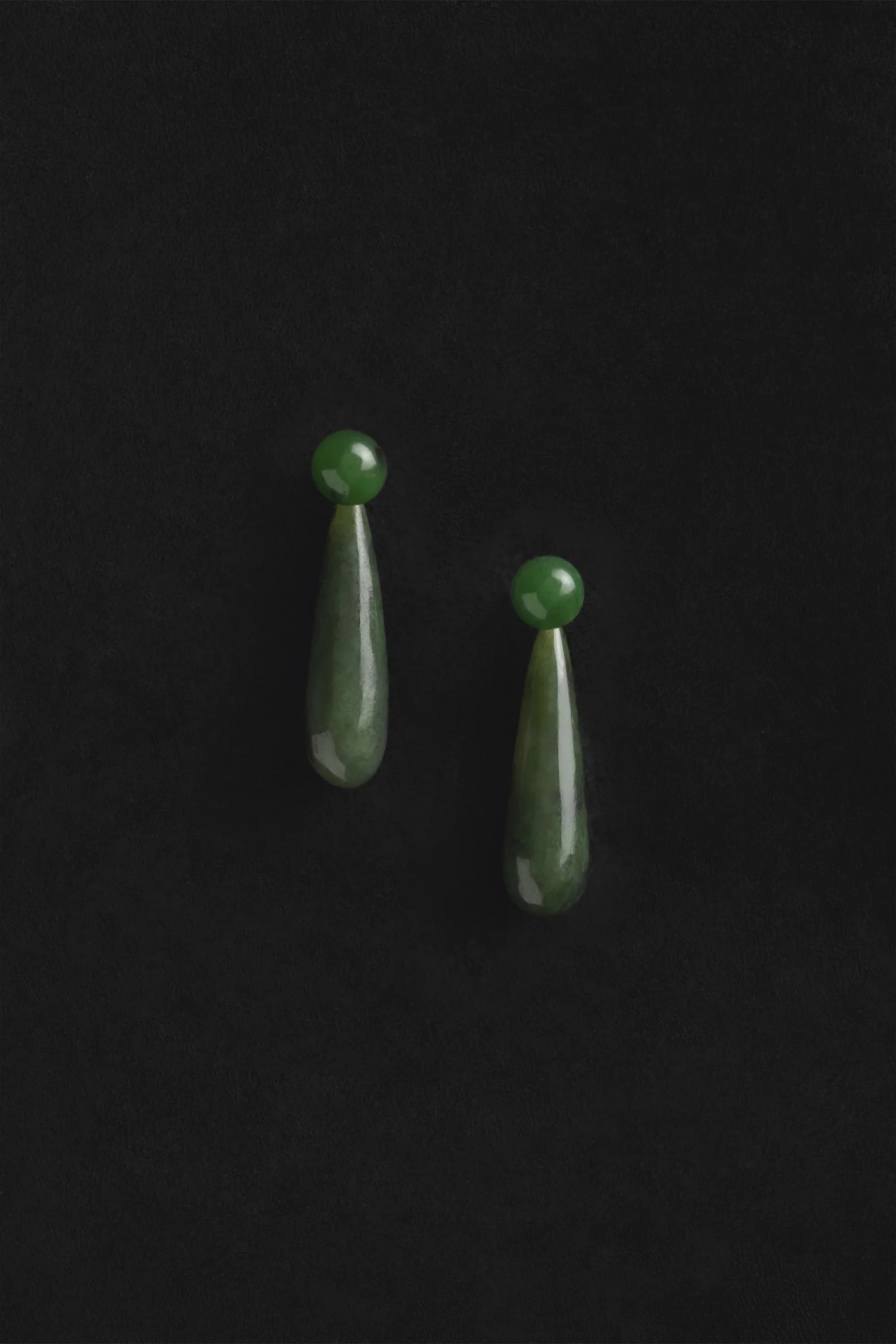 SOPHIE BUHAI<br>SMALL ANGELIKA EARRINGS IN JADE