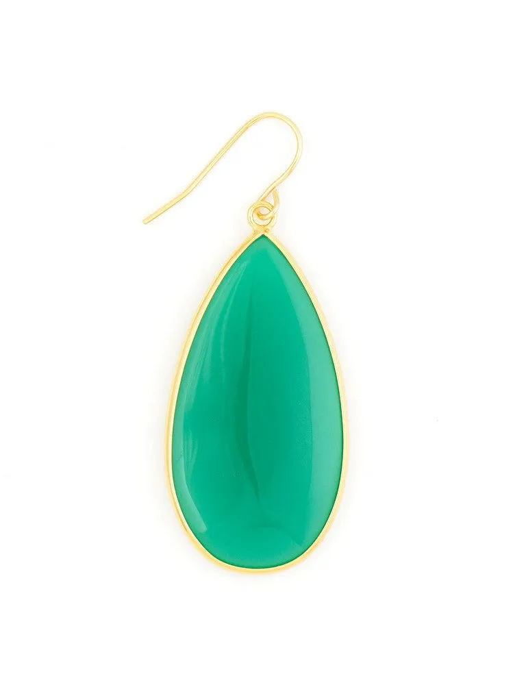 Stone Petal Earrings