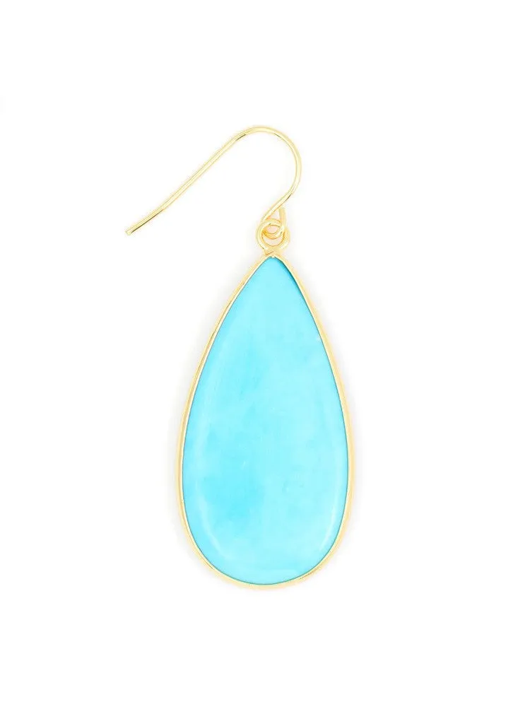 Stone Petal Earrings