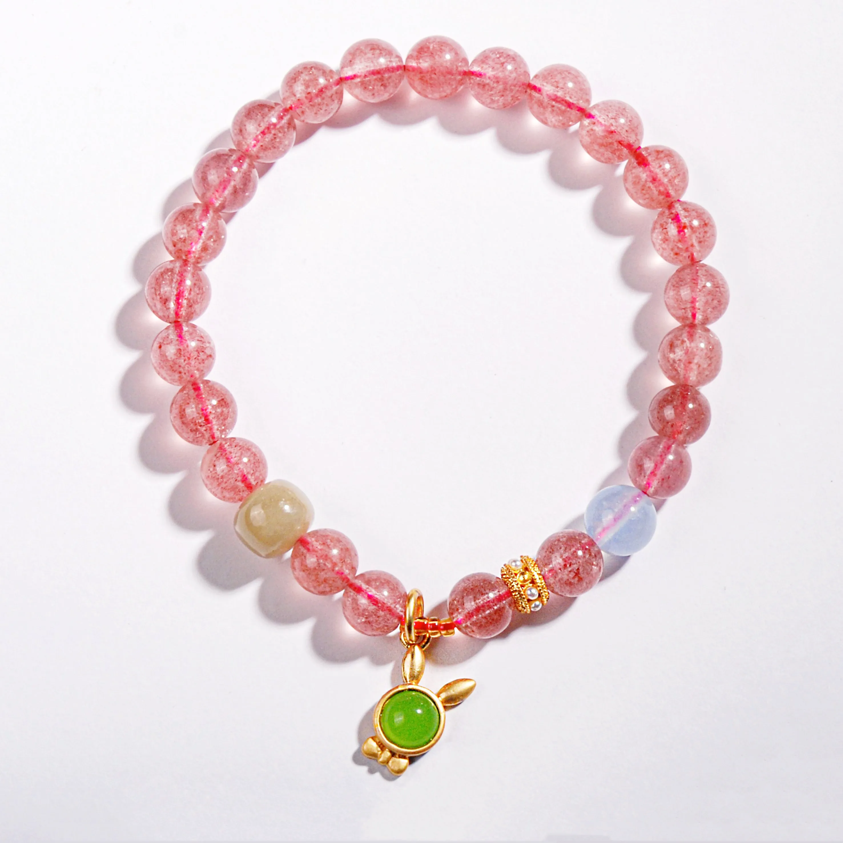 Strawberry  Quartz Bracelet