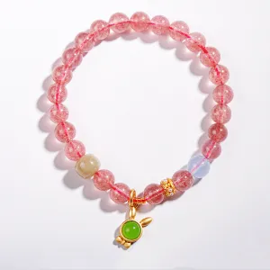 Strawberry  Quartz Bracelet