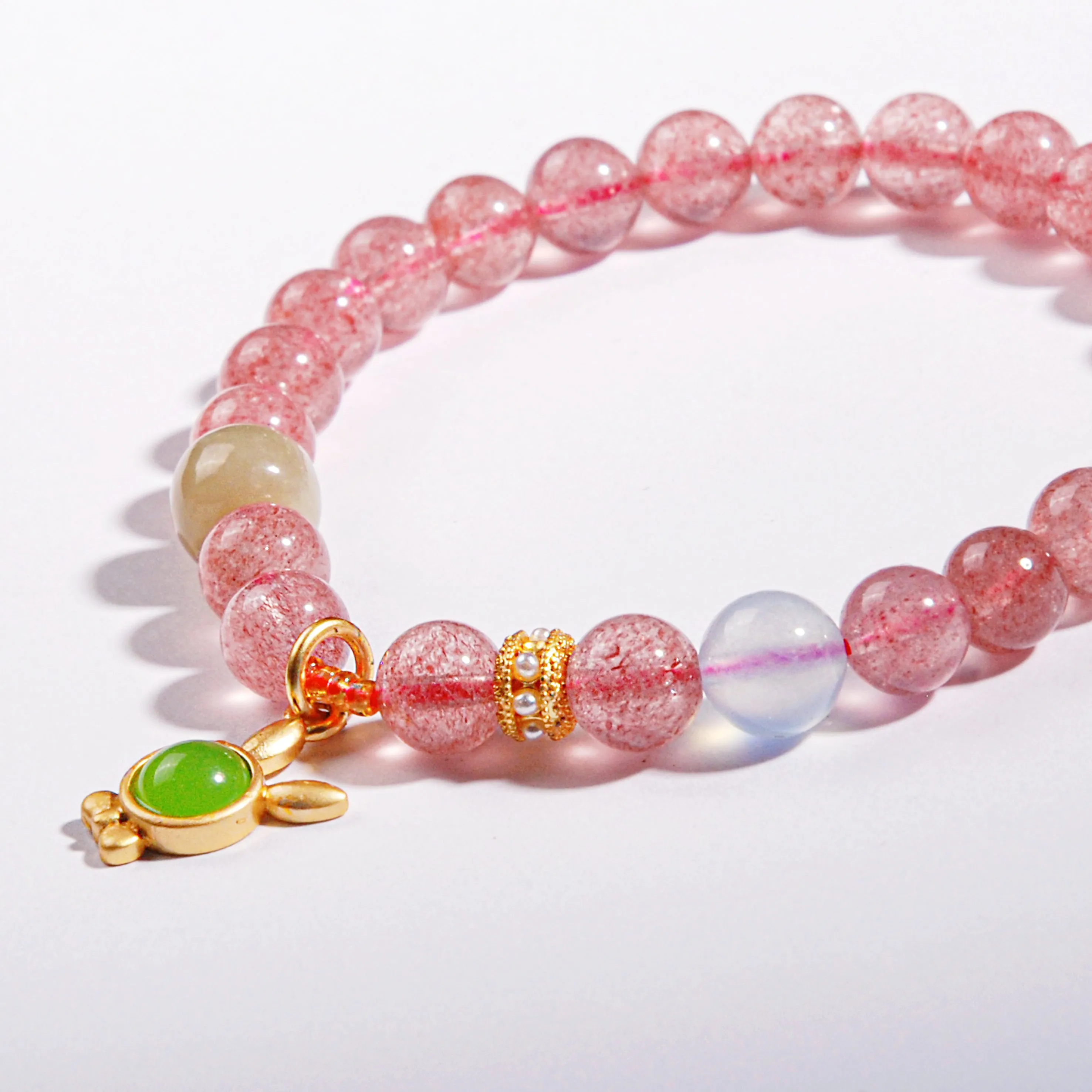 Strawberry  Quartz Bracelet