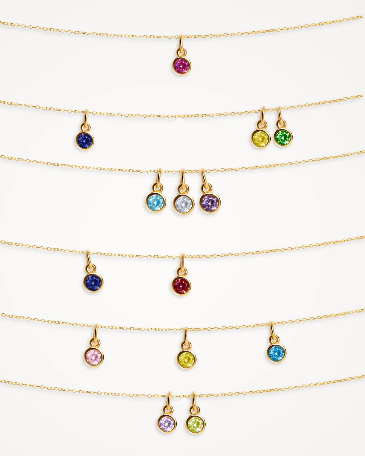The Baby Fête Sapphire Gold Pendant Necklace