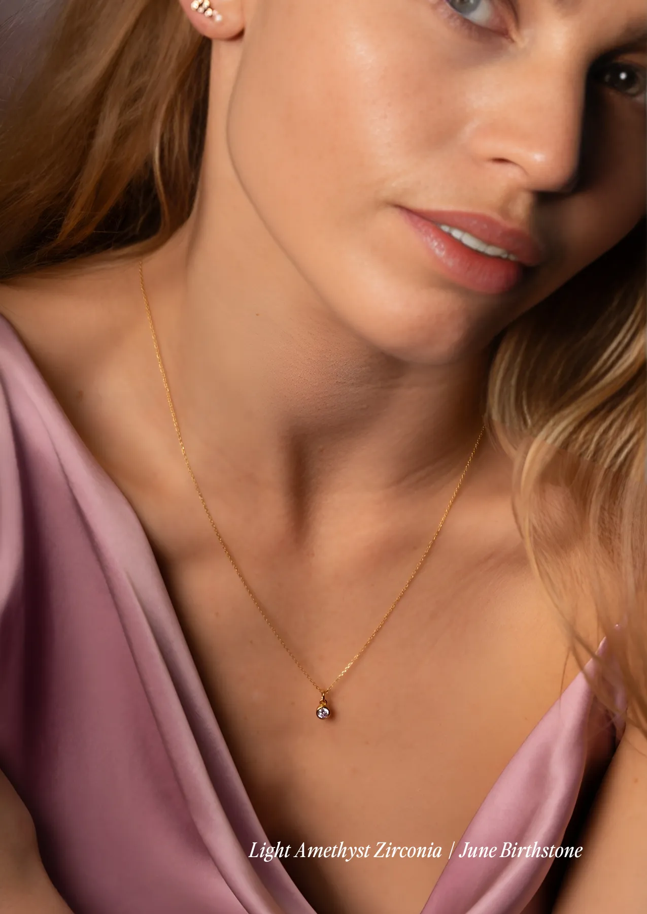 The Baby Fête Sapphire Gold Pendant Necklace
