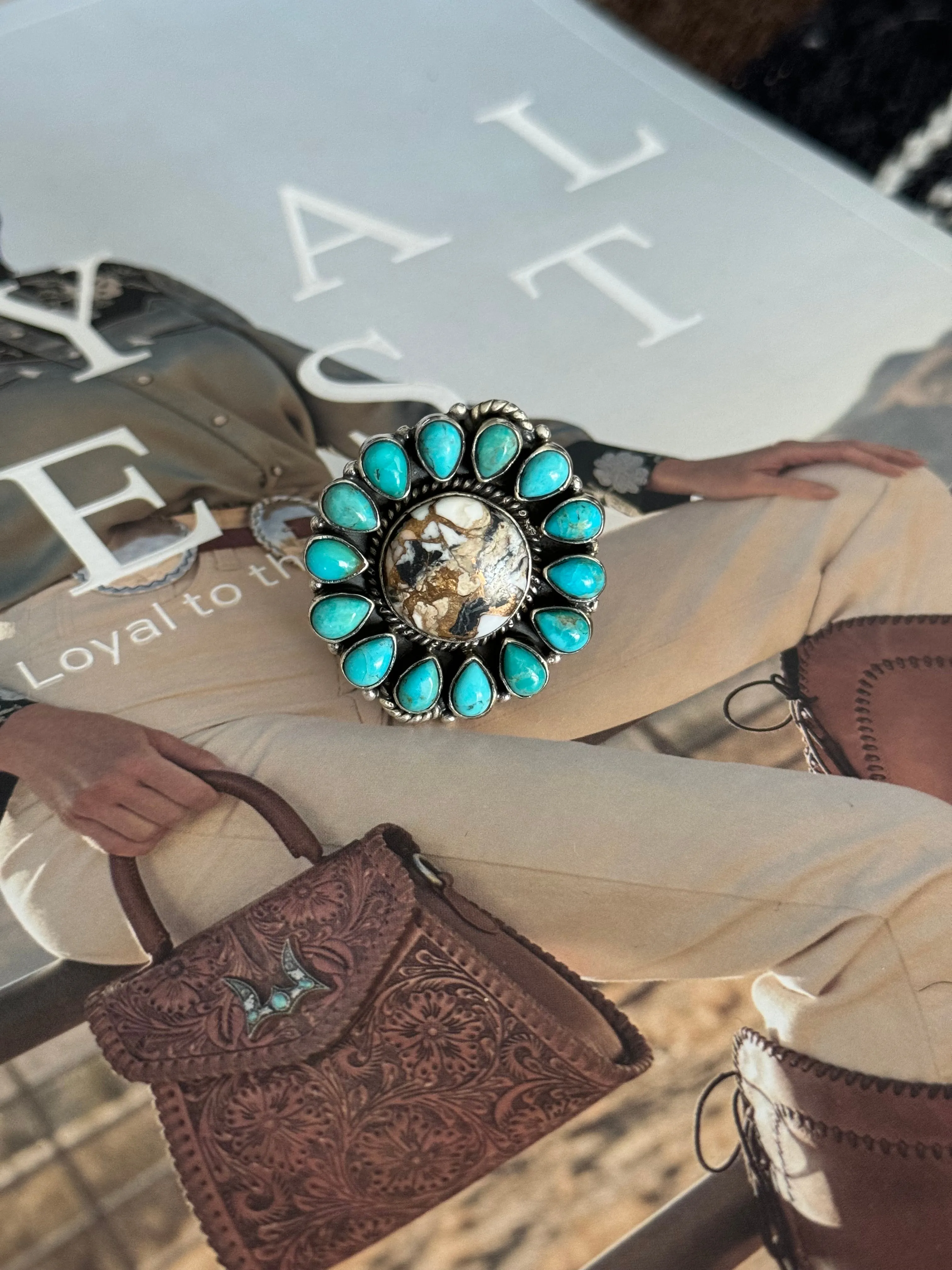 The White Buffalo Mojave Adjustable Ring