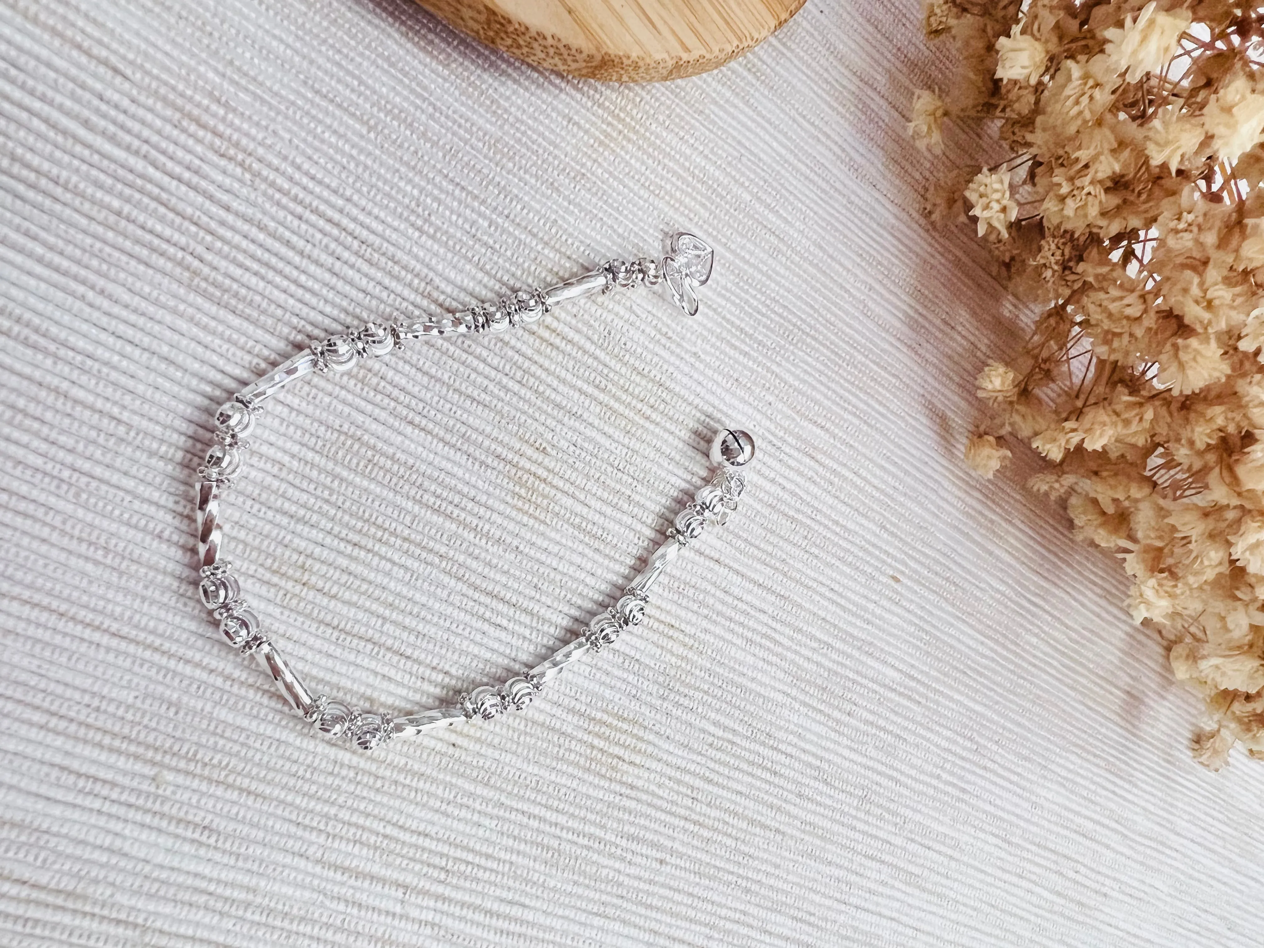 Thin and Beads Shining Bracelet LB1260