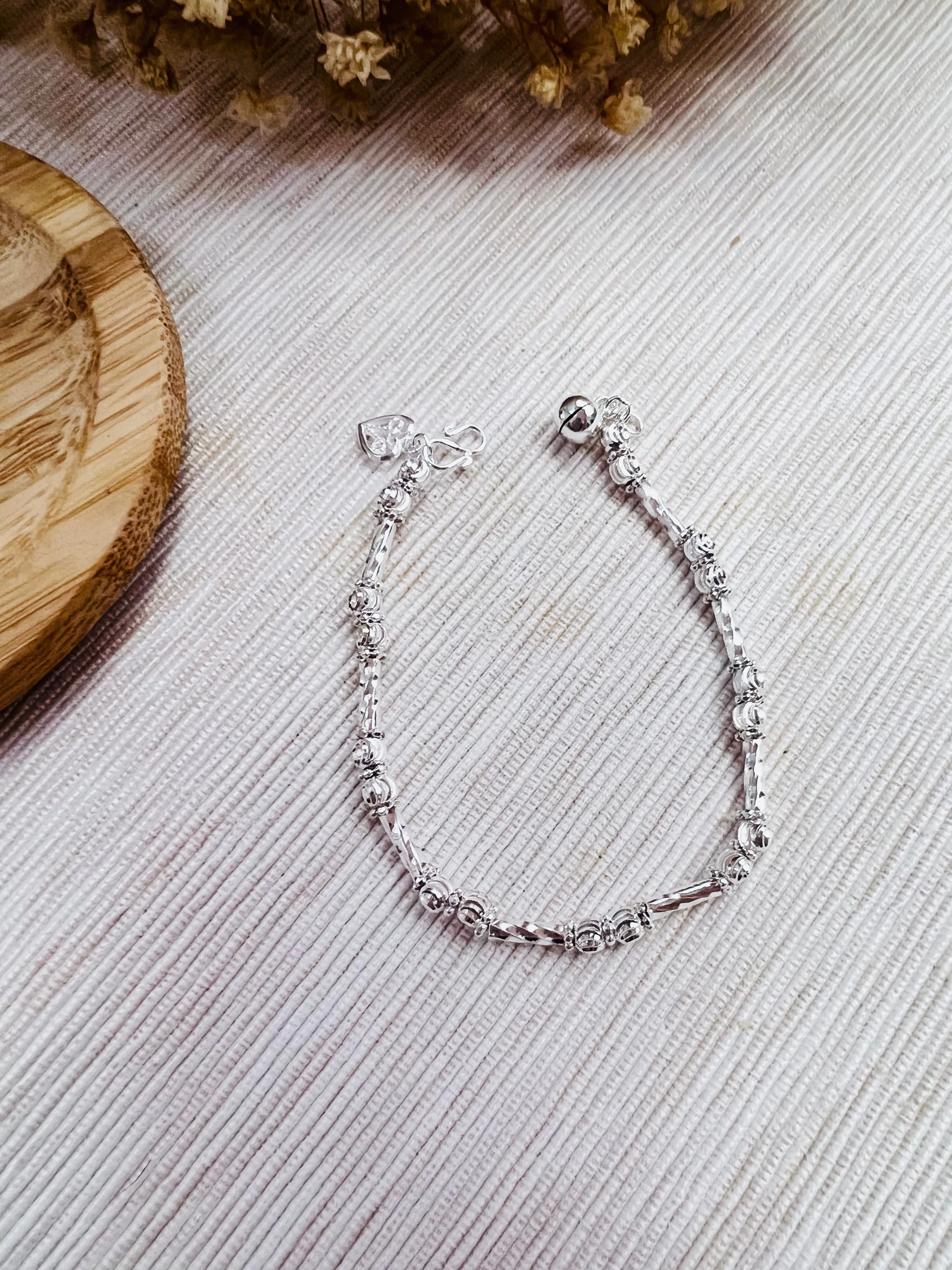 Thin and Beads Shining Bracelet LB1260
