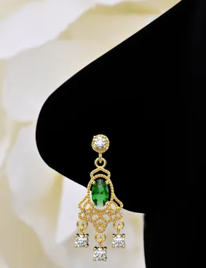 Vintage Indian Dangle Nose Ring – Traditional Nose Piercing Jewelry