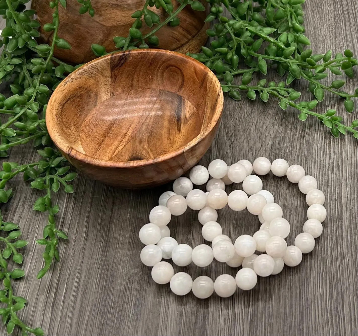 White Moonstone Bracelet