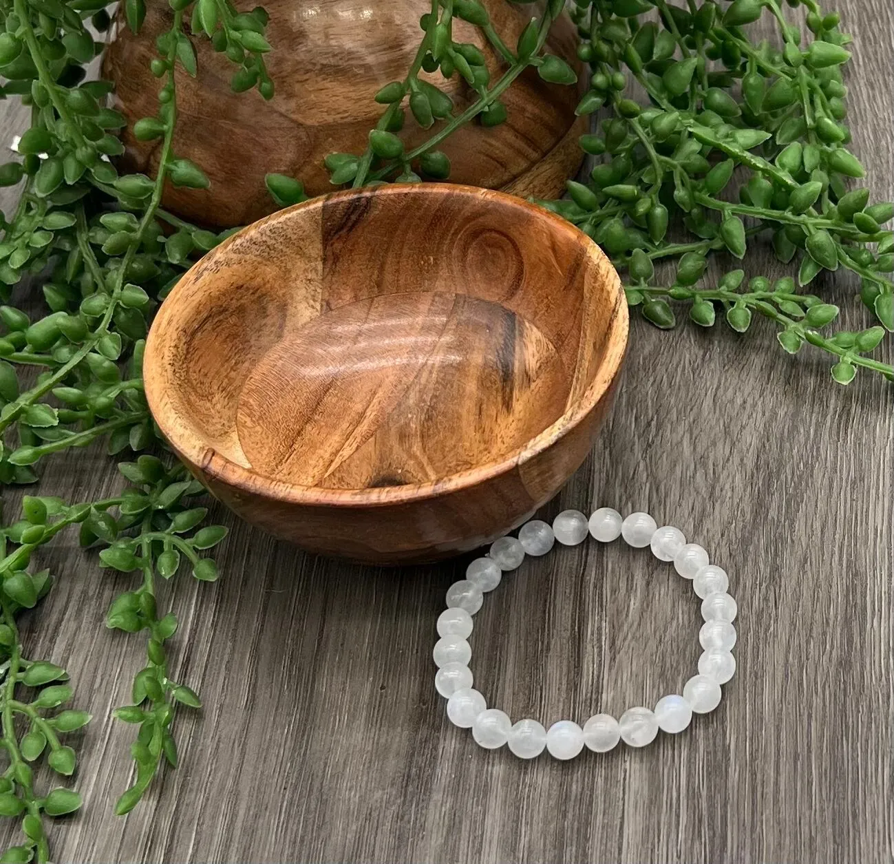 White Moonstone Bracelet