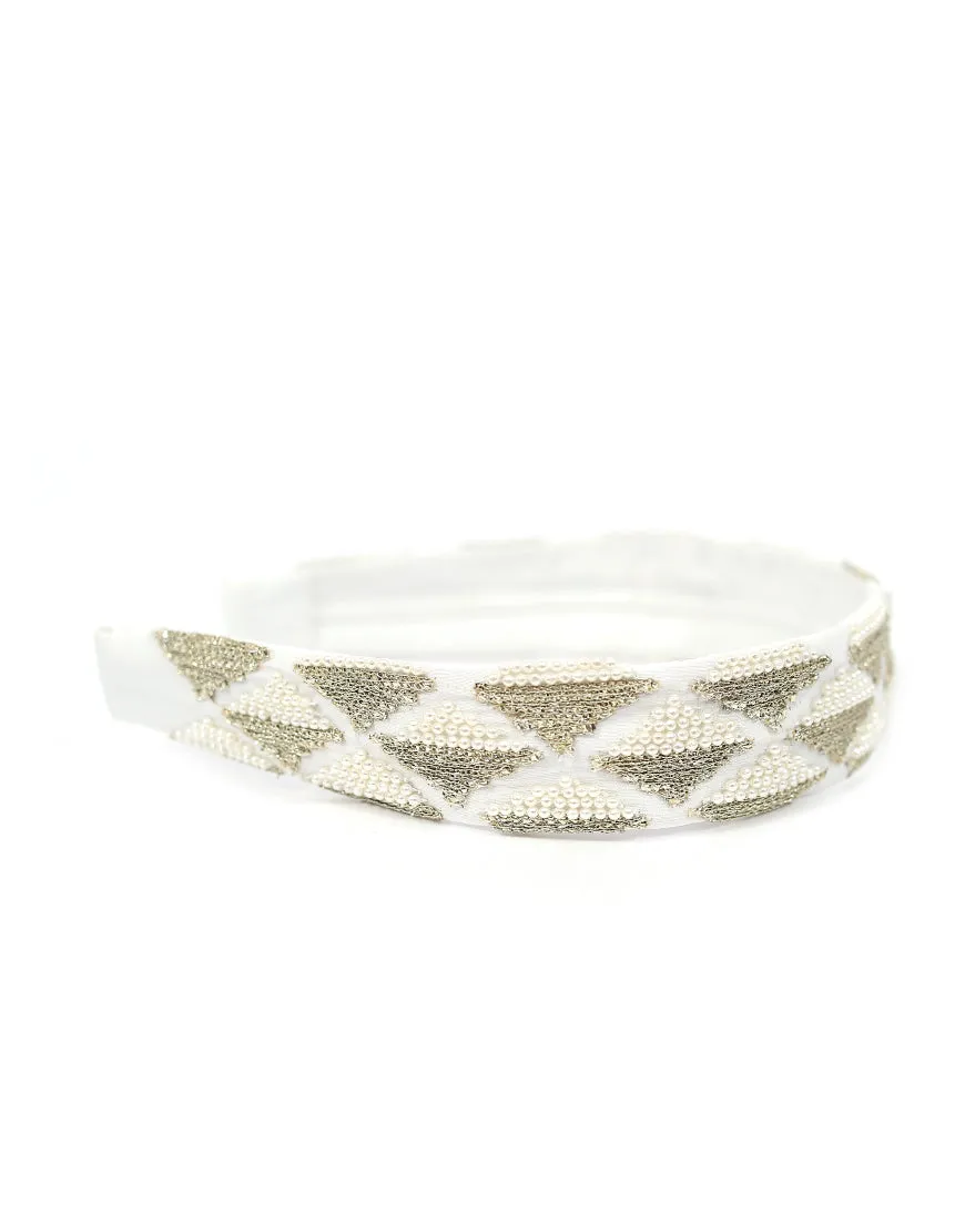White Pearl Headband