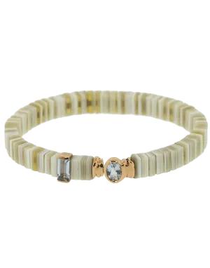 White Zebu Horn Bracelet